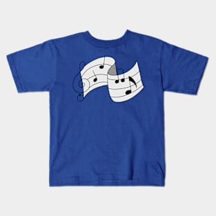 Music Staff Kids T-Shirt